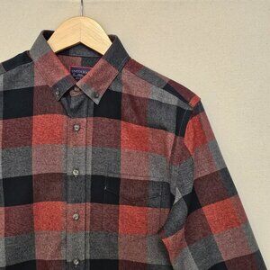 UNTUCKit Wrinkle Free Flannel Button Down Slim Fit S